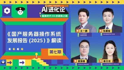 AI 进化论丨第七期:国产服务器 OS:生态崛起与 “云 + AI” 破局之路