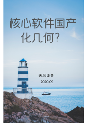 核心软件国产化率几何? | 行业报告