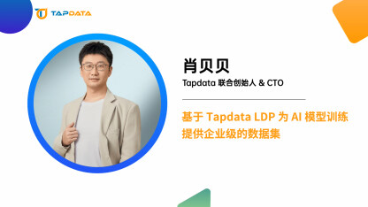 基于 Tapdata LDP 为 AI 模型训练提供企业级的数据集
