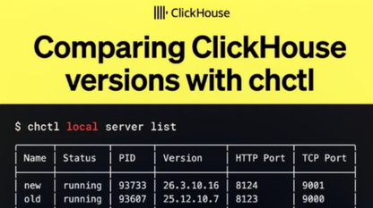 clickhousectl 赋能:轻松对比 ClickHouse 版本性能!