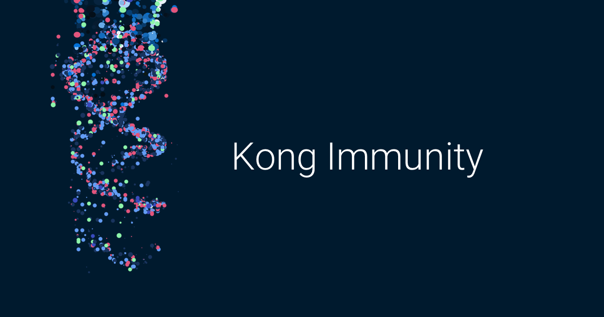 Kong 发布 Kong Brain 和 Kong Immunity，可进行智能自动化和适应性监控