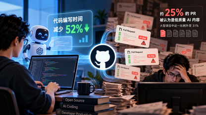 四分之一PR是“AI垃圾”！Linux基金会发布新报告：AI写代码快了52%，开源维护者却更累了