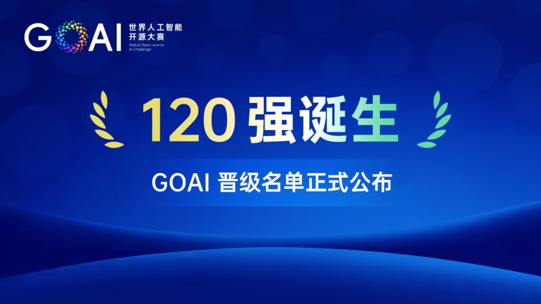 世界人工智能开源大赛（GOAI）初赛评审结果暨晋级名单公告