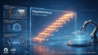 人人都在造世界模型,HappyWorld‑Bench 试着给出一张统一考卷
