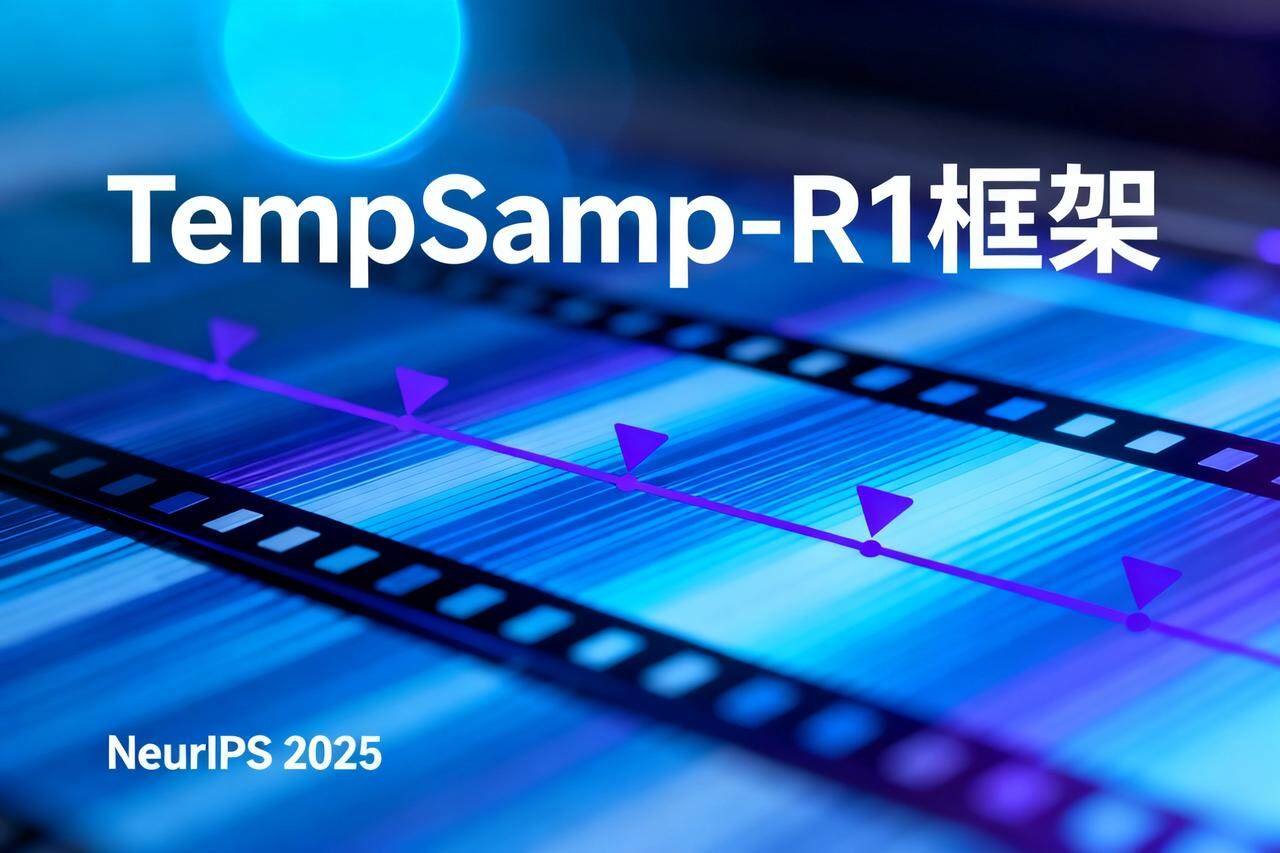 NeurIPS 2025|火山引擎多媒体实验室联合南开大学推出 TempSamp-R1 强化学习新框架,助力视频理解大模型高效提升时序理解能力!